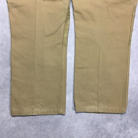 Blaklader Mens Cargo Work Pants size 42x32 Brown Thick‎ Canvas Pockets Trades - Picture 16 of 16